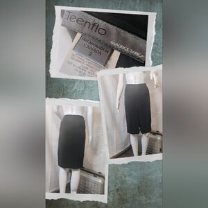 Teenflo Black Pencil Skirt